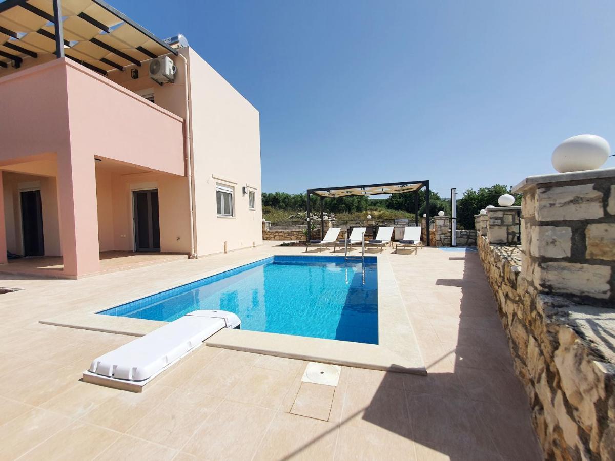 Natural View Villa With Private Pool Skouloúfia エクステリア 写真