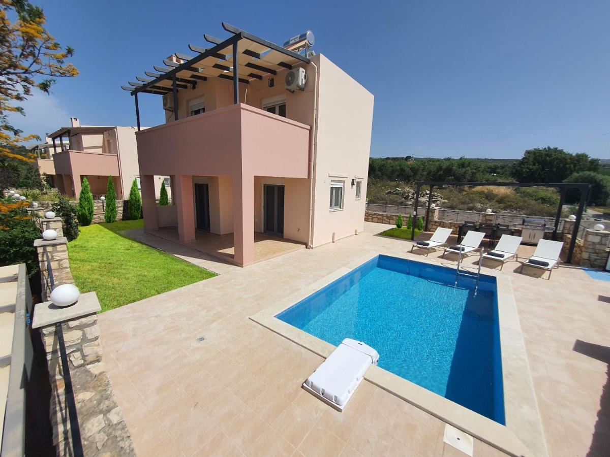 Natural View Villa With Private Pool Skouloúfia エクステリア 写真